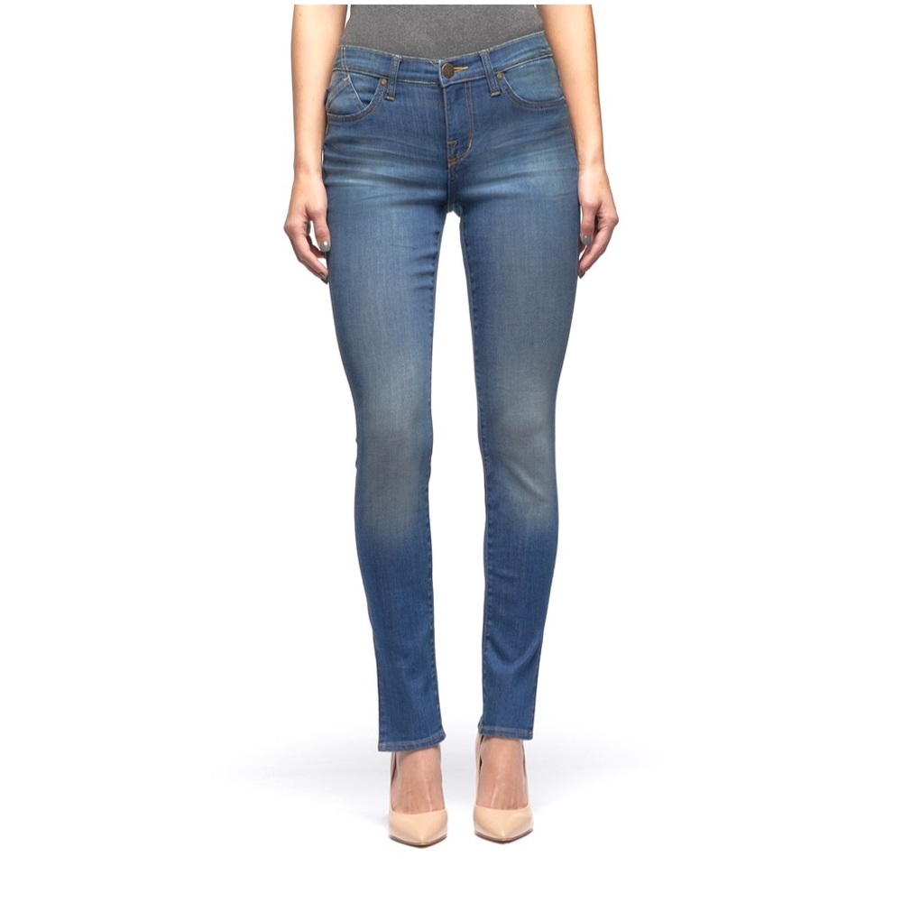 NWT Rock&Republic Berlin Midrise Slit Skinny Jeans Size 8